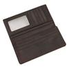 RFID Leather Long Wallet Retro Crazy Horse Leather Long Leather Zipper Wallet Multi Card Mens Long Purse Husband Father Gift