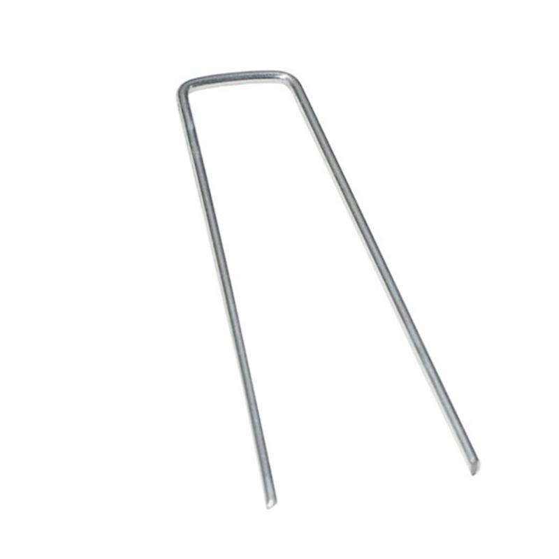 Heavy Duty Anti Rust Stakes U-shaped Weed Barrier Fabrics Stake Landscape Pins