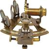 Kelvin Hughes London 1917 Messing Astrolabium Skipseksant med Læretui – 10,16 cm, Antikk Stil, Nautisk Navigasjonsverktøy