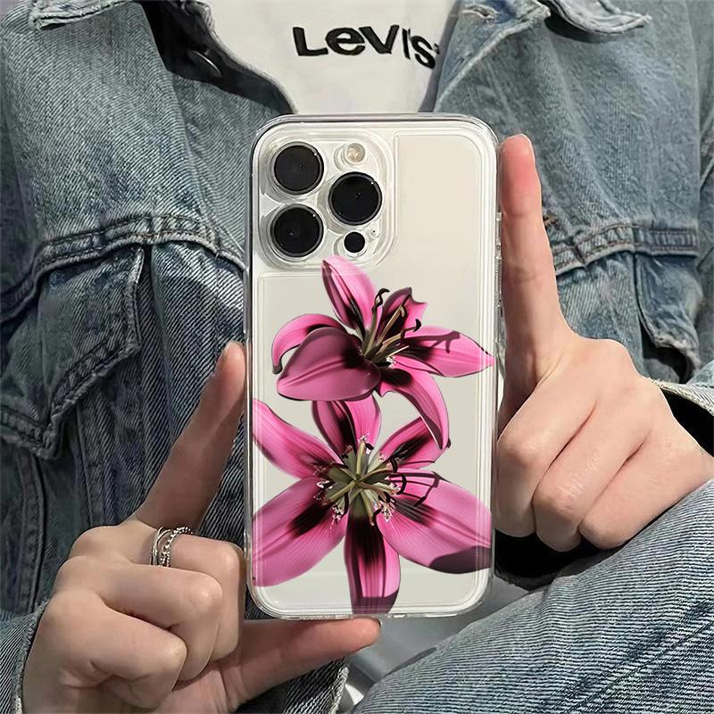 Aesthetic Vintage Flower Clear Phone Case for Xiaomi 15T 14T Pro 13T 12T 14 11 Lite 4G 5G Poco X7 F7 F6 X6 X5 F5 Pro Soft Cover
