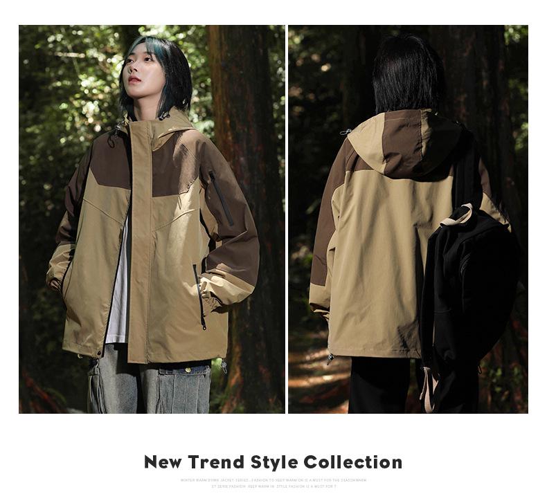 Single-layer Cotton Outdoor Sports Windbreaker & Three-proof Mountaineering Jacket