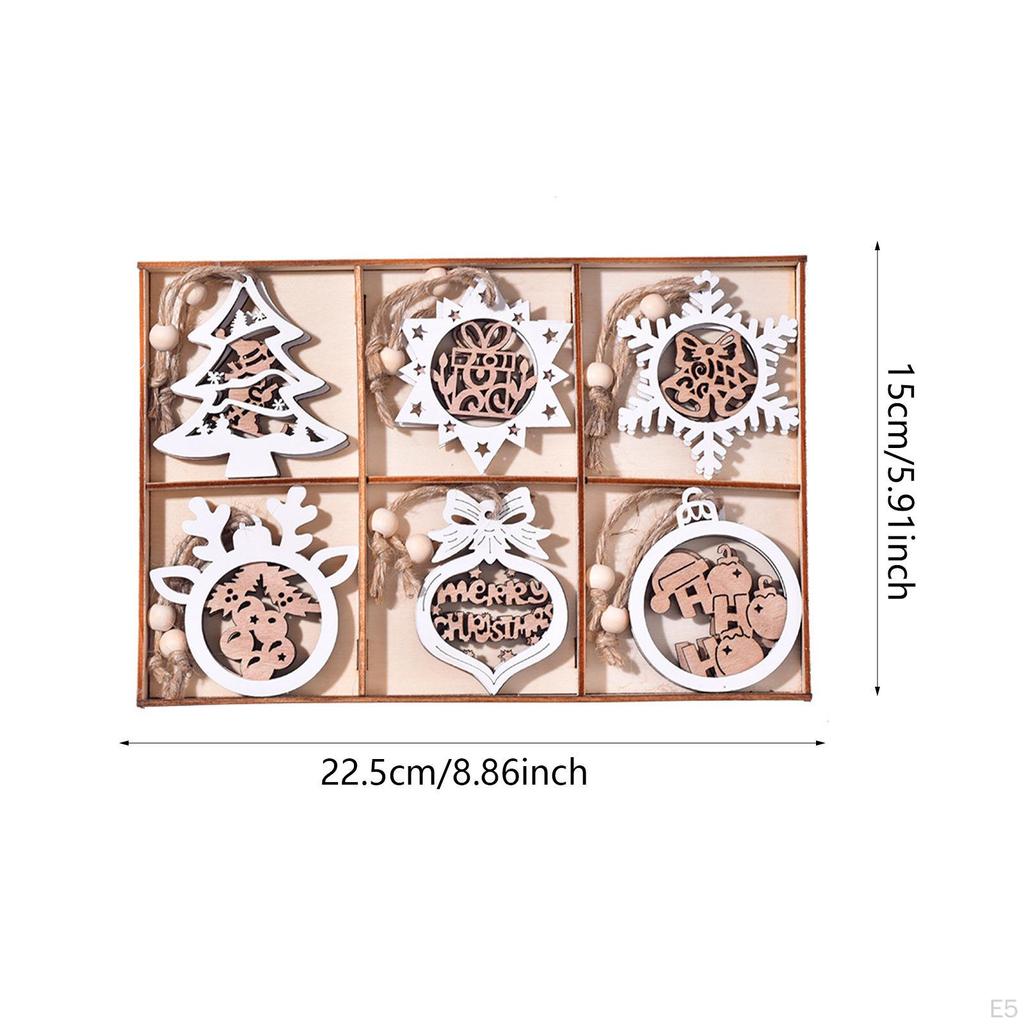12 Stück Weihnachtsbaumschmuck Bastelornamente DIY Anhänger für Innenveranstaltungen
