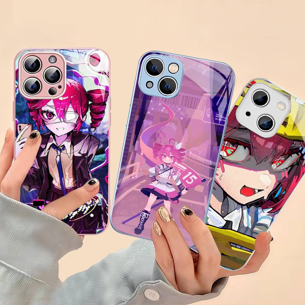 Vocaloid Kasane Teto Girl For IPhone 14 13 12 Mini 11 Pro XS Max X XR 14 Plus Tempered Glass Cover