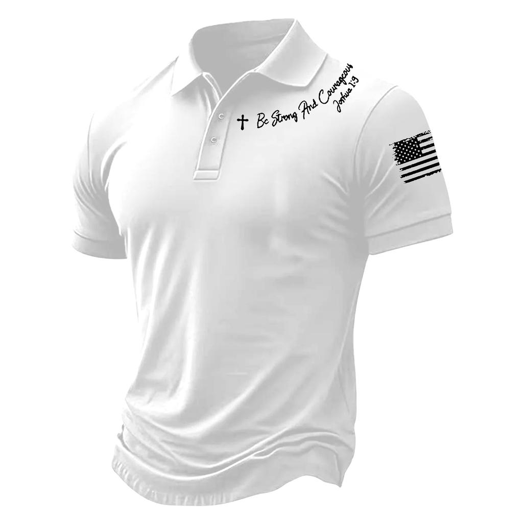 Men's Summer Print Short Sleeve Lapel Shirt Men's Casual Fashion Shirt