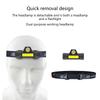 LED USB Rechargeable  Headlamps Strong Magnetic Powerful Headlights Bright Waterproofs Head Torches For Outdoor Fishing