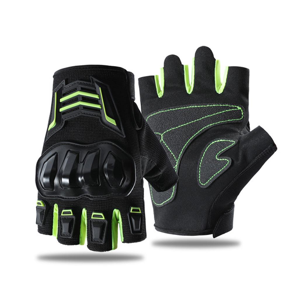 Summer Half-finger Gloves Men's Motorcycles Outdoor Riding Non-slip, Anti-drop and Breathable