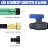 Plastic Rain Barrels Valves Set Includes Watertight Adapters and Thread Seal Tape for Garden Irrigation Systems