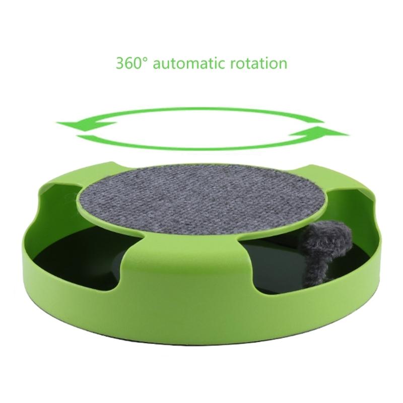 Funny Mouse Teasing Track Circuit Toy Interactive Cats Toy for Indoor Pet Funny Cats Mouse Toy with Track Toy