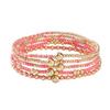 Layered Wrist Accessories Stackable Beaded Bracelets 1pcs Beaded Bracelet Stack for Women Teenage Girls Tiny Elastic Stretch