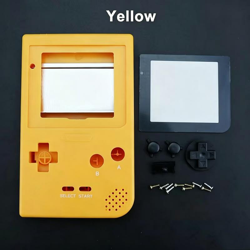 High Quality GBP Housing Shell with Buttons Conductive Rubber Pad Lens Kits for Gameboy Pocket GBP Screen Gaming Case