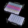 28/56 Grids Diy Diamond Jewelry Storage Box Grids Clear Nail Art  Tools Beads Display Storage Case Organizer Box