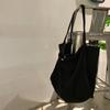 Large Corduroy Shoulder Shopper Bag For Women 2024 Cotton Cloth Fashion Canvas Tote Shopping Bags Woman Handbags Travel Bags