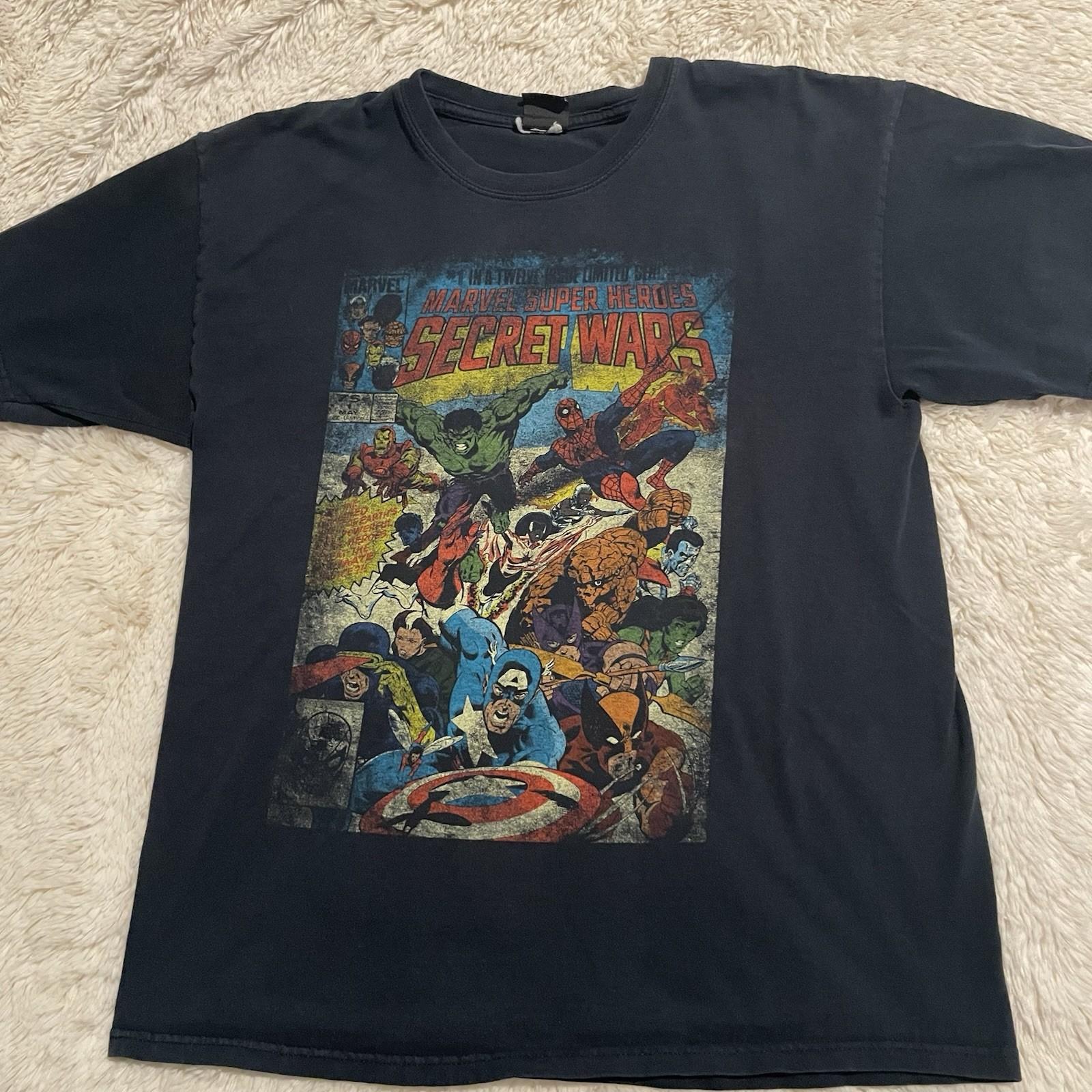 Distressed Mad Engine Marvel Graphic Tshirt S