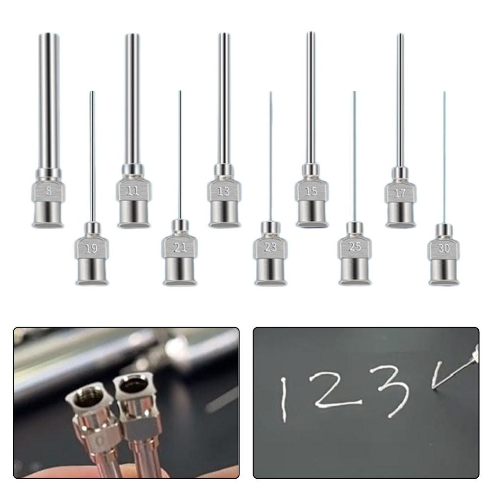 Dávkovací nástroj 25mm nerezová jehla pro průmyslové lepidlo 1 palec 8g 30g