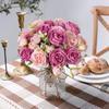 Künstliche Blumen Fälschung Seidenpfingstrosen Vasen Haus Zimmer Kranz Dekoration Scrapbooking Festival Girlande Hochzeitsstrauß Zubehör