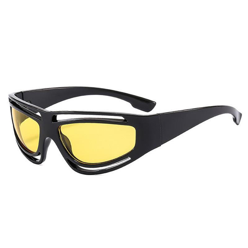 New Women Y2K Sports Sunglasses Retro Men Outdoor Cycling Eyeglasses Sexy Girl Pography Eyewear UV400