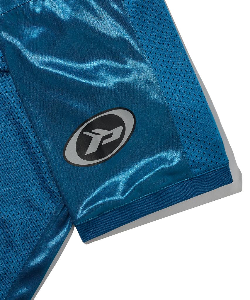 PHYPS MOTORCYCLE Original Wing Logo Mesh T-Shirt Blue Green