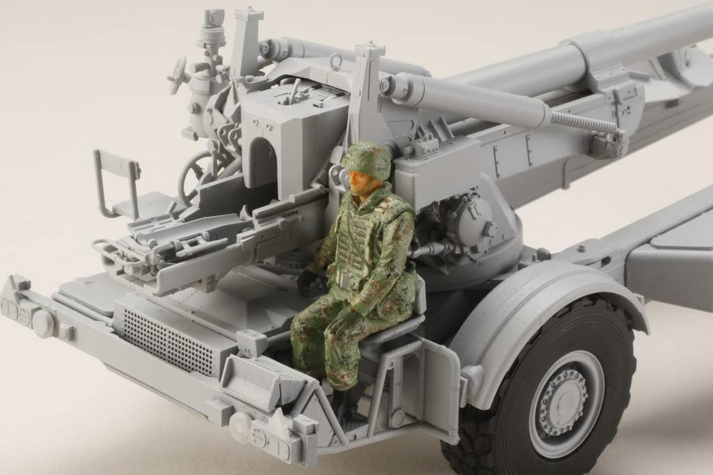 Hobby Japan HJM Military Series Ground Force Field Special Forces Set Plastic Model HJMM002 Molded Color 1/35 No.2 Self-Defense FH-70