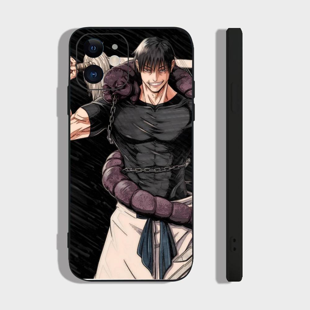 Anime J-Jujutsu Kaisen For IPhone 15 16 14 Plus 13 12 11 17 Pro Max 17 Air Black Soft Phone Cover