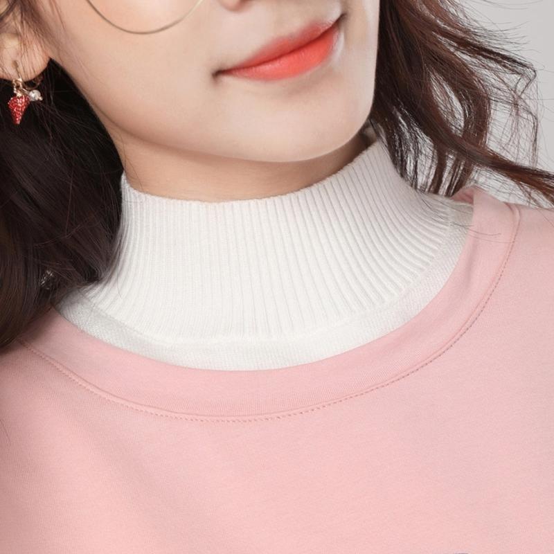 Ribbed Shawl For Women Winter False Collar for Women Neck Wrap Men Women Turtleneck Collar Ribbed Knitted Elastic