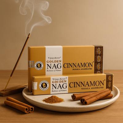 Cinnamon Incense Sticks 15g - Golden Nag