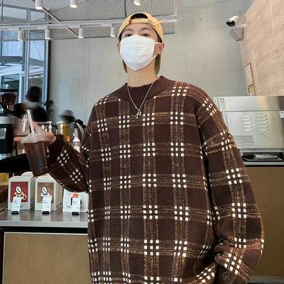 Autumn and Winter Sweaters for Men, Spring and Autumn Style, Lazy Style, Loose Pullover Sweaters, Trendy and Versatile Sweaters, Jackets