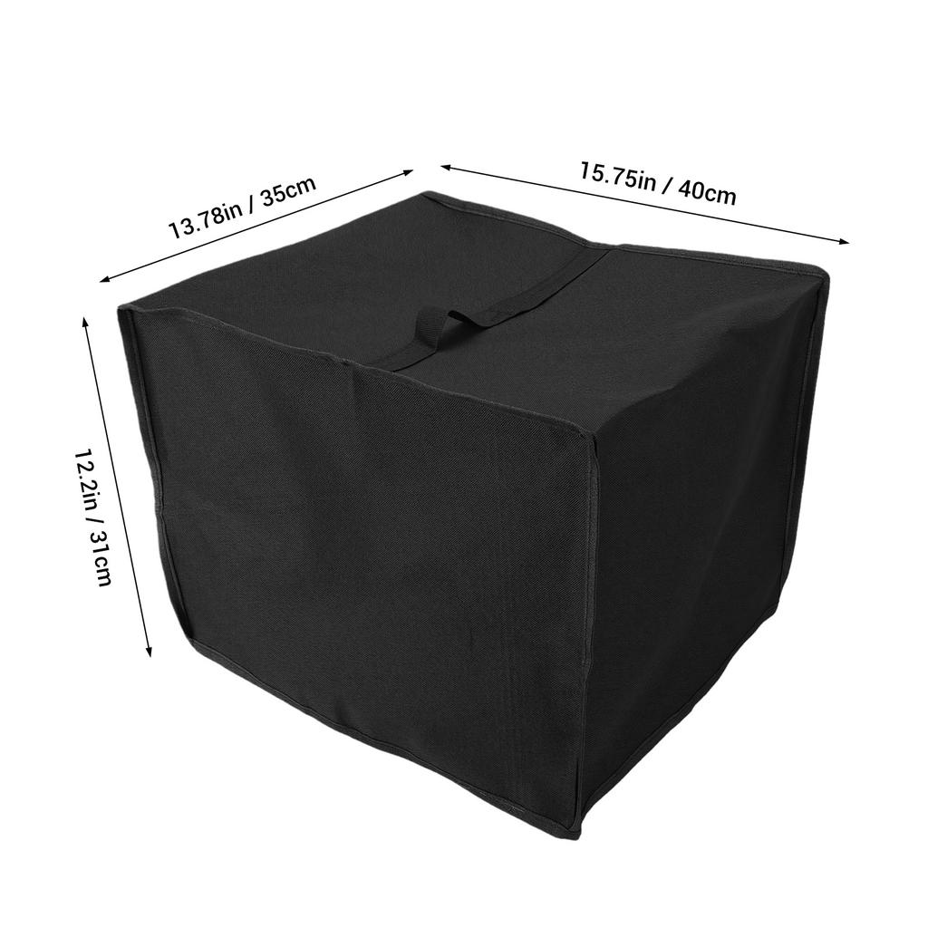 Home Deep Fryer Cover Waterproofing 600D Oxford Fabric Handle Design Portable 3.5L Deep Fryer Protective Cover