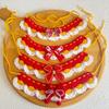 Cute Chinese Style Pet Scarf Knitted Material Handmade Cat Knitted Scarf Cartoon Funny Design Puppy Collar Pet Accessories