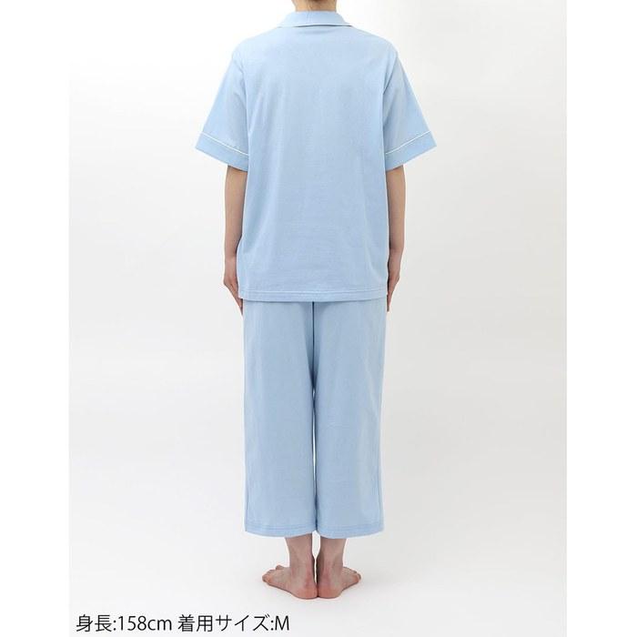 Wacoal RELAX&SLEEP Pajamas 5-Sleeve 8-Length 100% Cotton YDT150 SX M