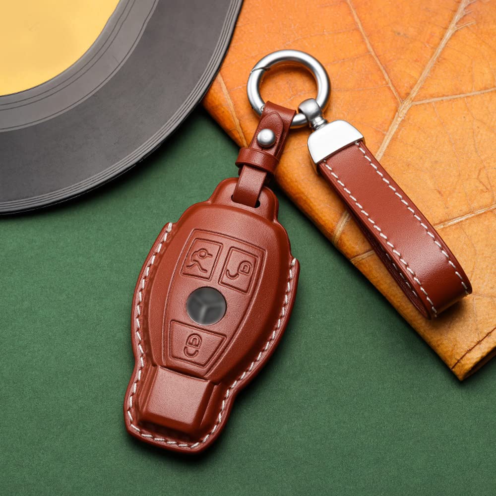 Compatible with Benz Exclusive Smart Key Case Key Cover Holder E Class S Class
