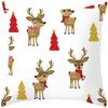 Merry Christmas holiday decoration cushion cover sofa office seat car ornaments bedroom room home  45x45cm