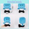 Toslow Plush Blue Face Emoji Soft Toy With Pp Cotton Filling For Kids And Adults
