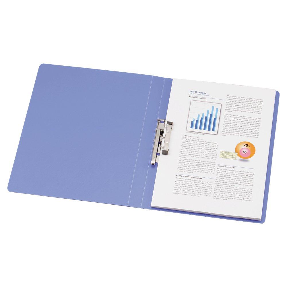 LIHIT LAB Punchless File, B5 size, Indigo, Pack of 10, F342-9_10