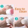 Pffee 3D Bilateral Silicone Face Brush Facial Cleanser
