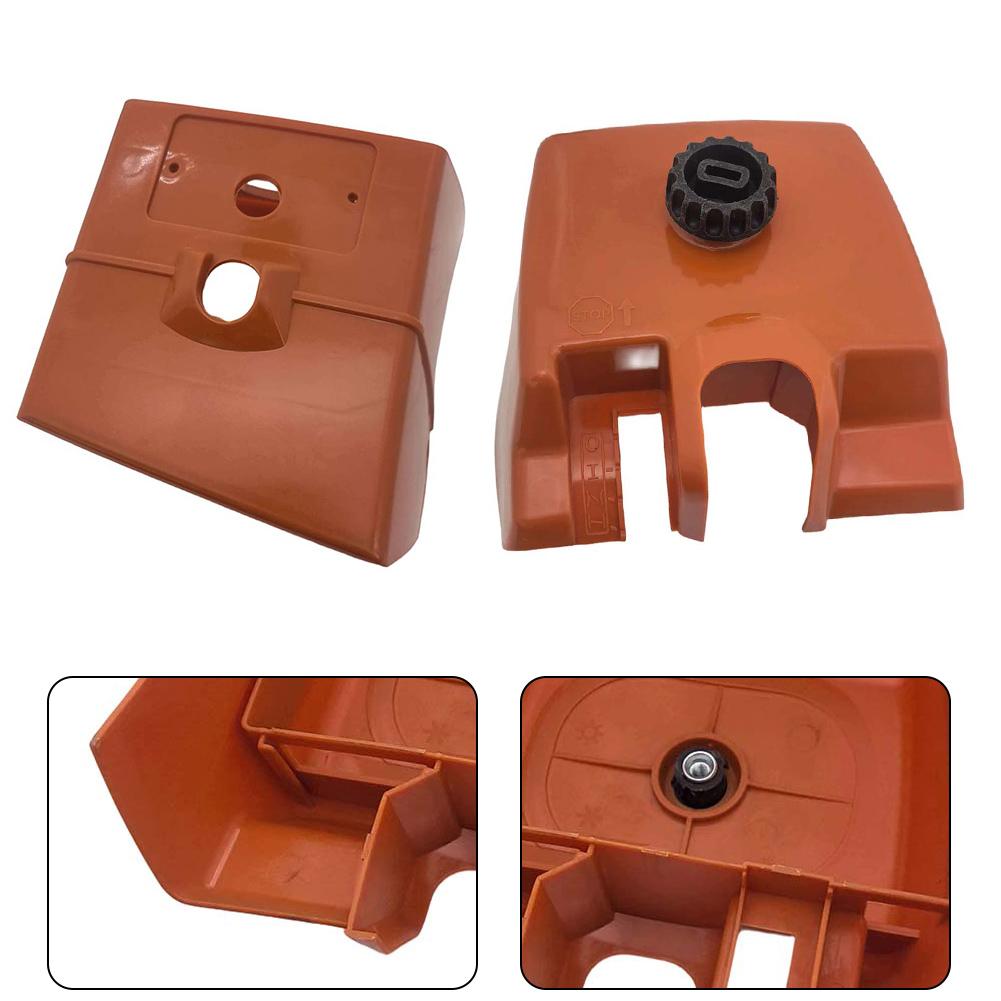 1128 080 1616 Top Cylinder Cover & 1128 140 1001 Air Filter Set For 046 MS460 Chainsaw Garden Power Tools Replacement Cover