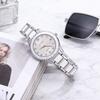 Fashion Simple Ladies Quartz Watch Round Case Rhinestone Scale, Suitable for Daily Wear, Anniversary, Christmas Gift