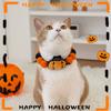 Cat Plush Ball Collar Cute with Doll Pumpkin Spider Small Dog Necklace Beard Corgi Pet Halloween Christmas Neck Ring Jewelry