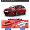 For Citroen C4 MK2 2011-2017 Chrome Handle Cover Trim Set C4L 2012 2013 2014 2015 2016 Car Accessories Stickers Car Styling