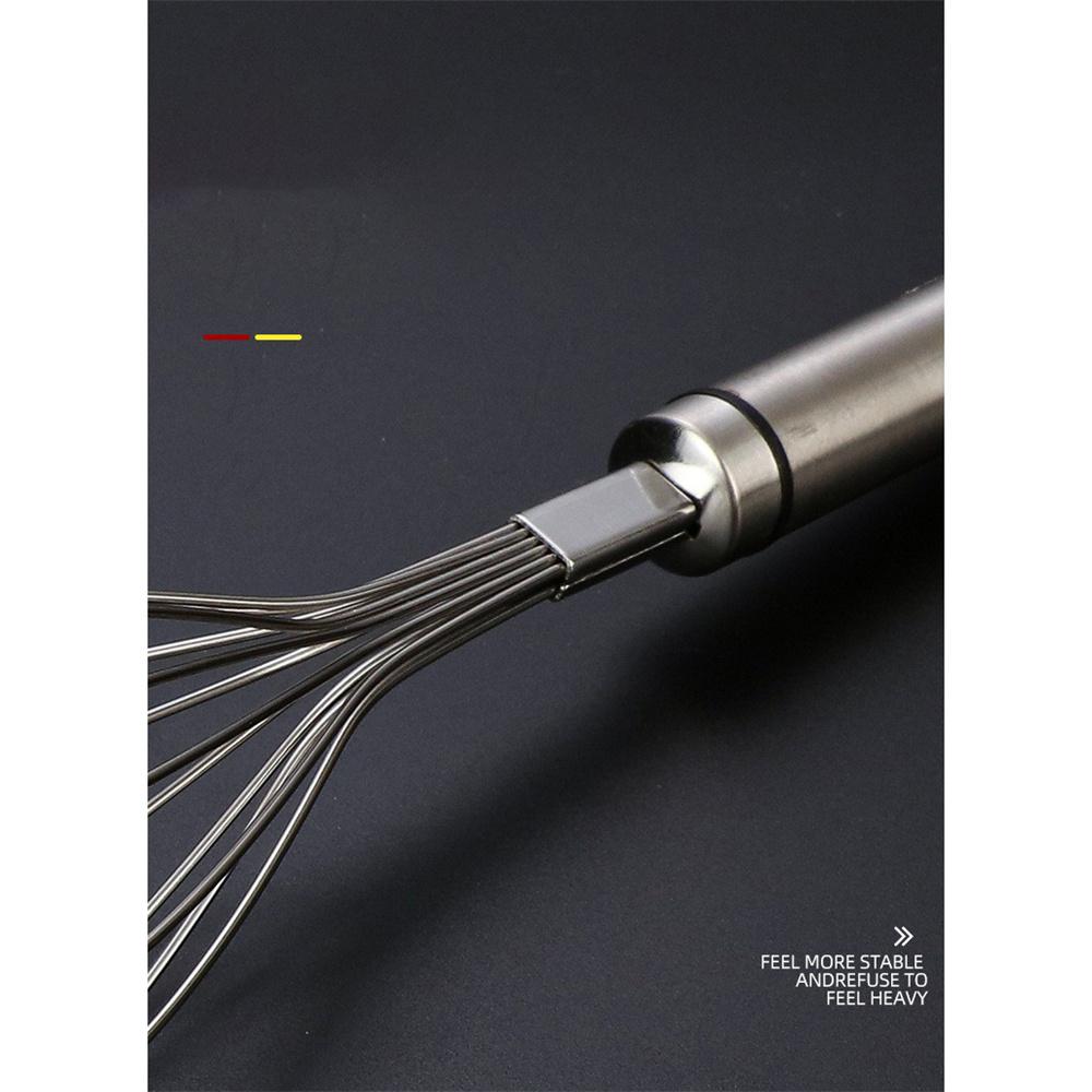 Stainless Steel Hand Egg Beater Whisk For Kitchen Blender Mixer Stirring Beating