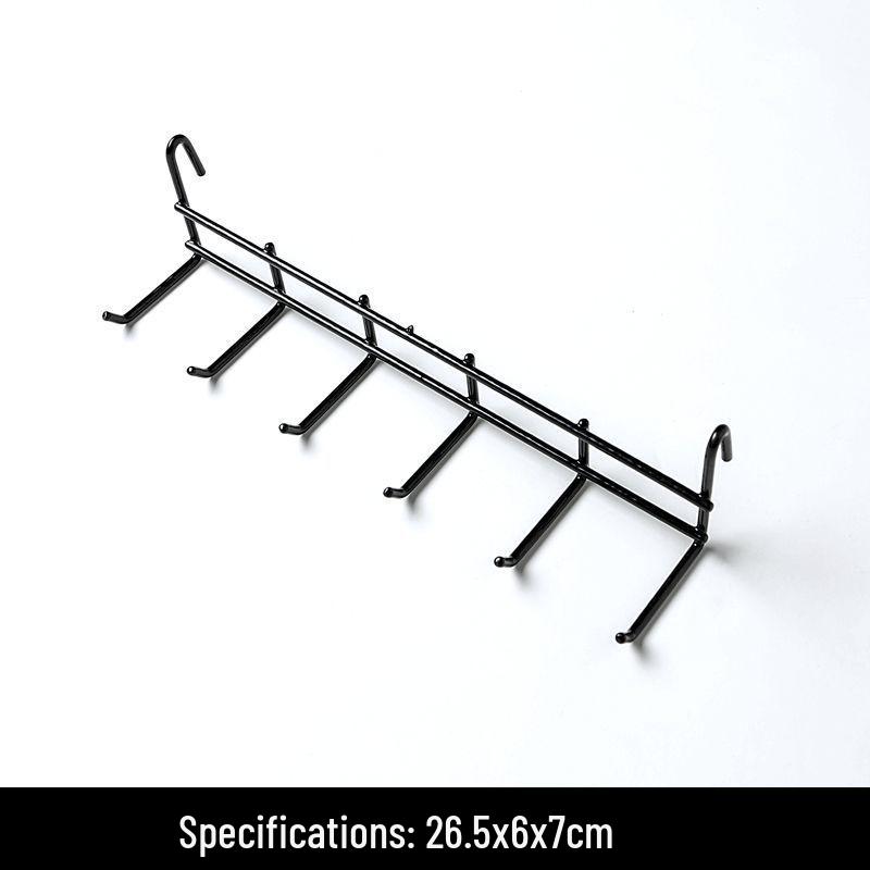 Wire Mesh Grid Hanging Storage Basket for Bathroom and Kitchen Organization