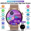 Neue Smartwatch für Damen AMOLED-Bildschirm Zeitanzeige immer an NFC IP68 Wasserdicht Sport Anruf Damen Smartwatch Für Huawei Xiaomi Apple