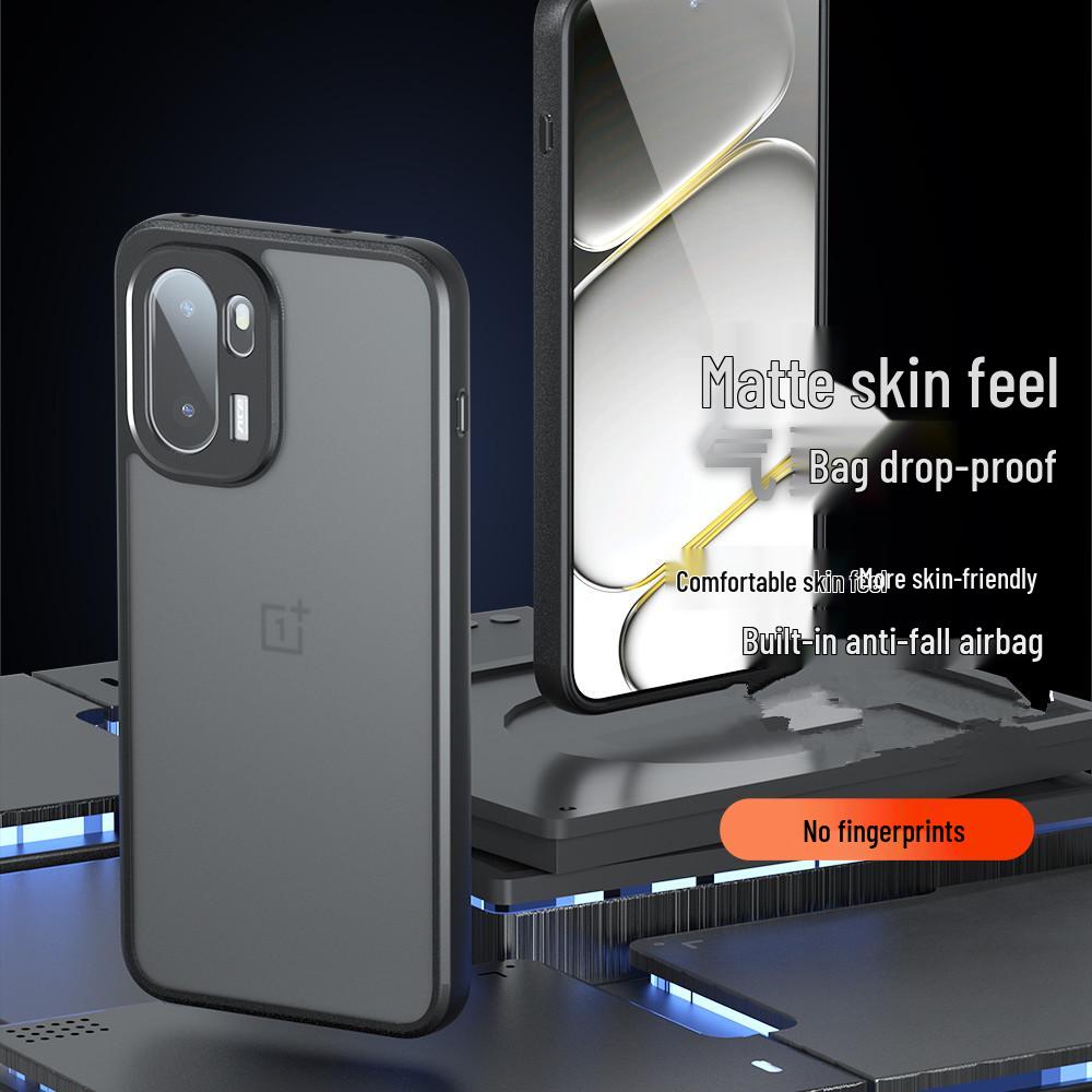 Compatible OnePlus ACE6 Supreme Phone Case - OnePlus Turbo6 Matte Skin-Feel Semi-Transparent Protective Case 1+15R
