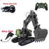 1/14 HUINA 1593 582 RC Excavator Dumper Truck Crawler Alloy Tractor Loader 2.4G Radio Controlled Car Engineering Toy for Boy