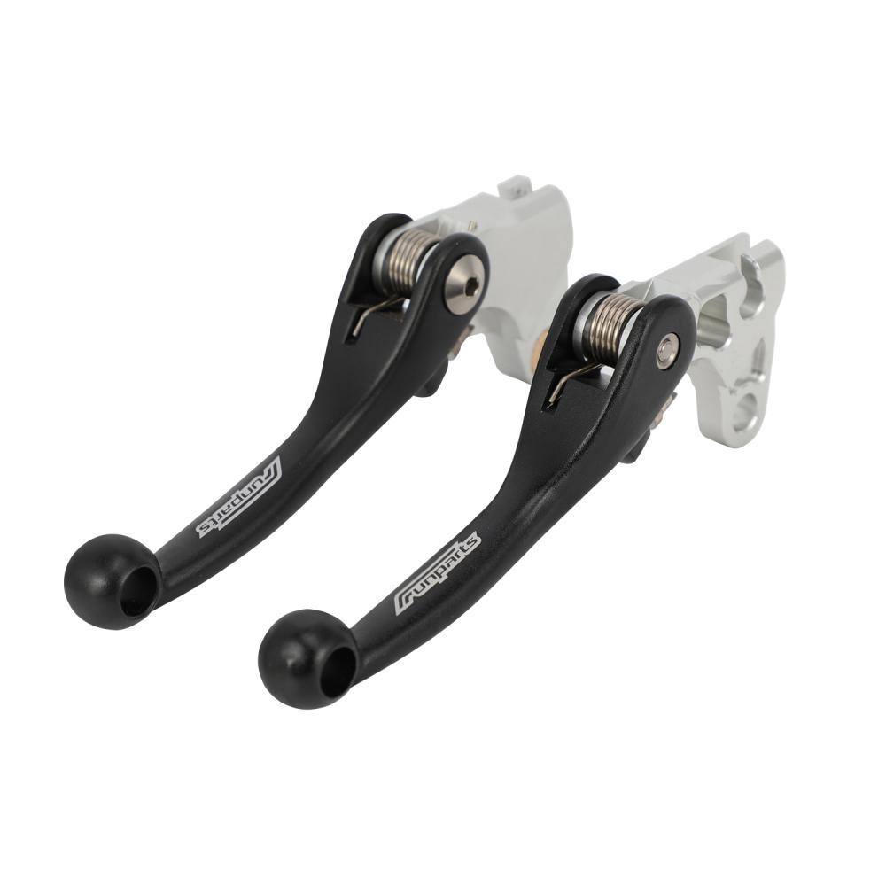 Funparts Motorcycle CNC Brake Clutch Lever Handle Aluminum For KAWASAKI KLX110L 2010-2024 Dirt Pit Bike Motorcycles Accessories