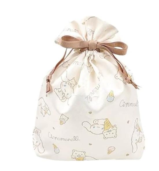 Drawstring bag BE Laid-Back Natural Cinnamoroll