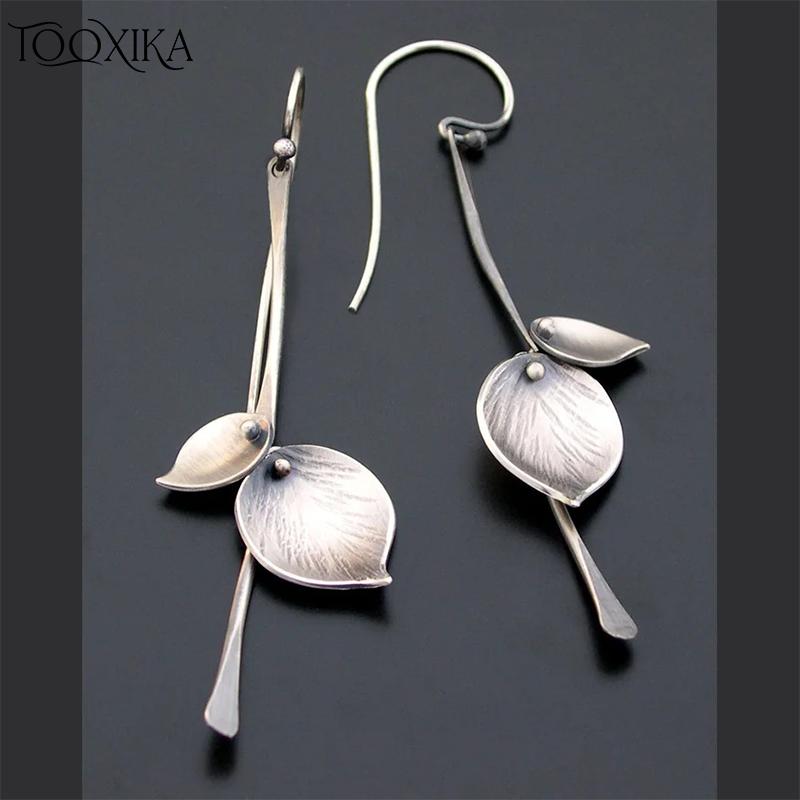

Tooxika Bohemian Retro Simple Tree Leaf Серьги
