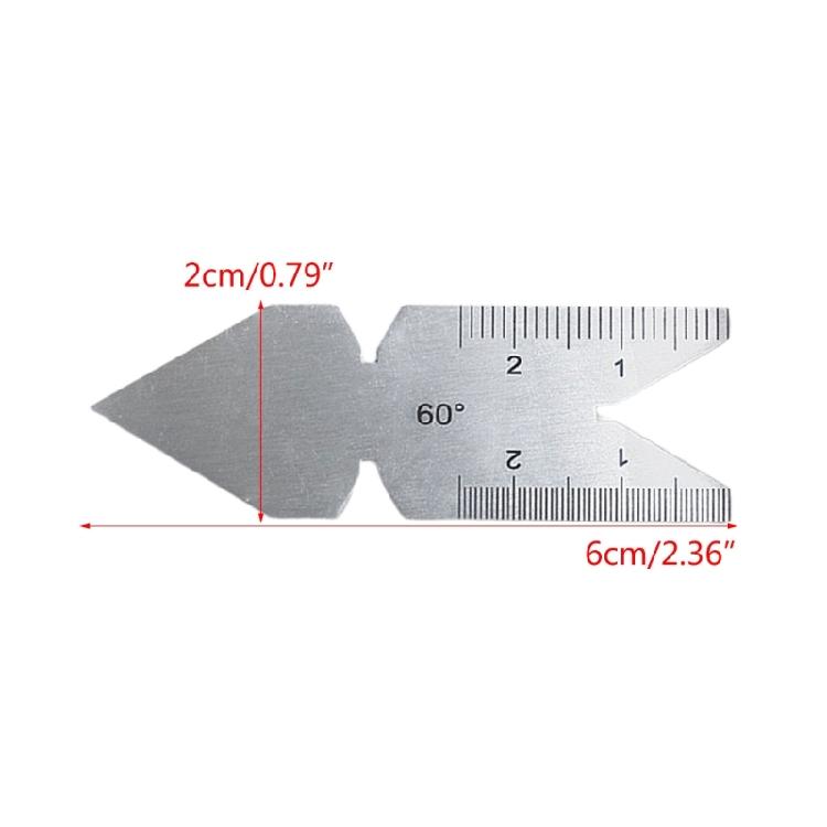 55/60 Screw Thread Gauges Gages Tool Grinding StainlessSteel Cutting Tool