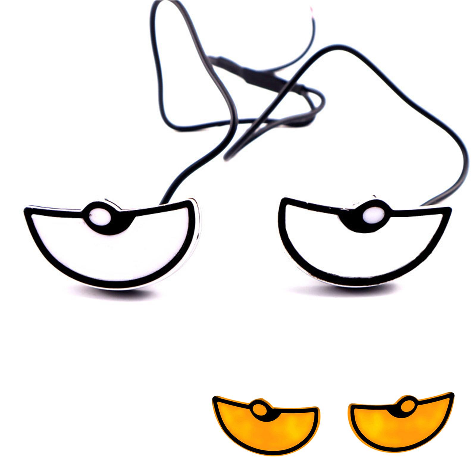 

Мотоциклетный декоративный яркий мигающий фонарь «Глаз монстра», подходящий для улучшения видимости в ночное время и создания уникального стиля B