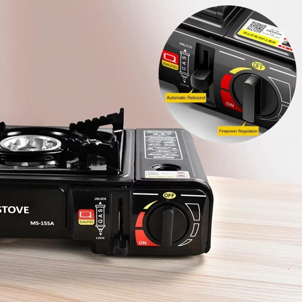 Safety Lock Outdoor Stove Adjustable Flame Camping Stove Energy Saving Backpacking Stove Emergency