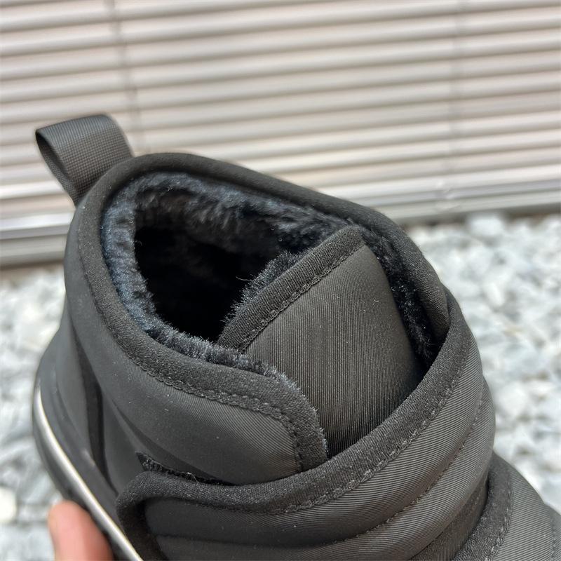 Large Cotton Shoes Non-slip Warm Velcro High-top Snow Boots Winter Velvet Thickened Bread Shoes Thick Sole Xk
